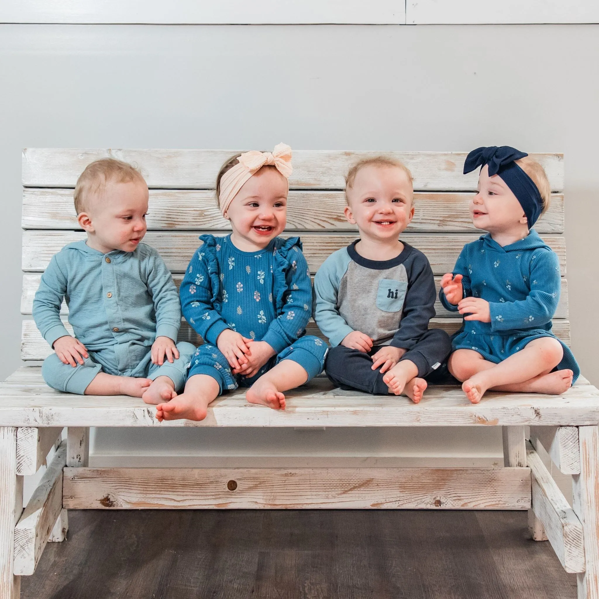 2-Piece Baby Boys Happy Top & Joggers Set