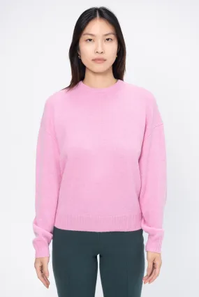 Artemis Cashmere Sweater, Bright Pink