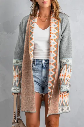 Aztec Knitted Cardigan