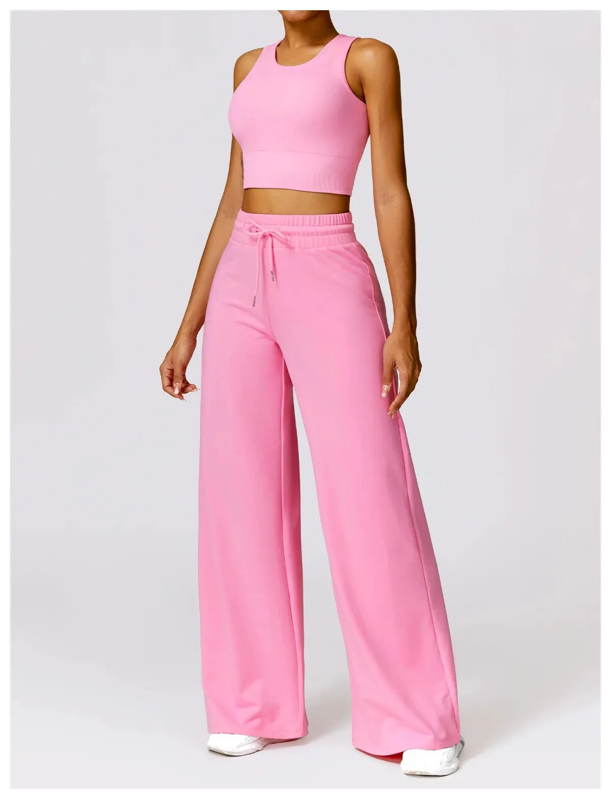 Bella Flared Cotton Trousers