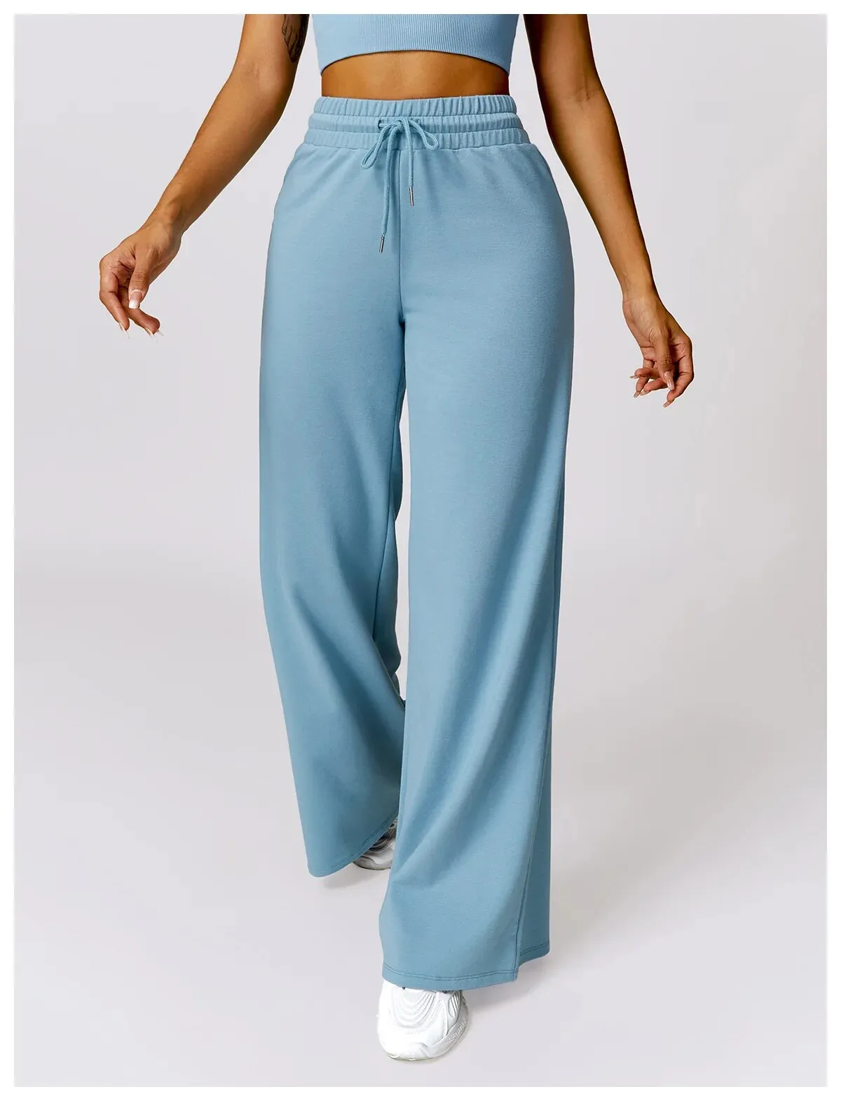 Bella Flared Cotton Trousers