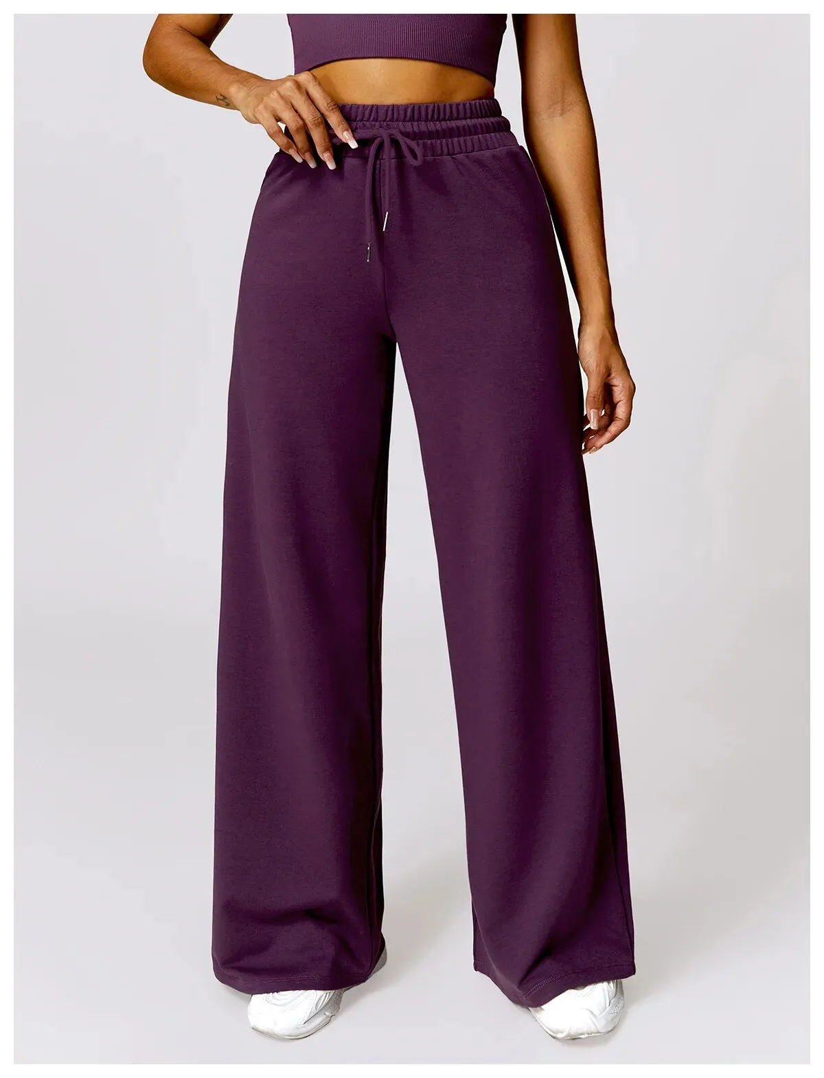 Bella Flared Cotton Trousers