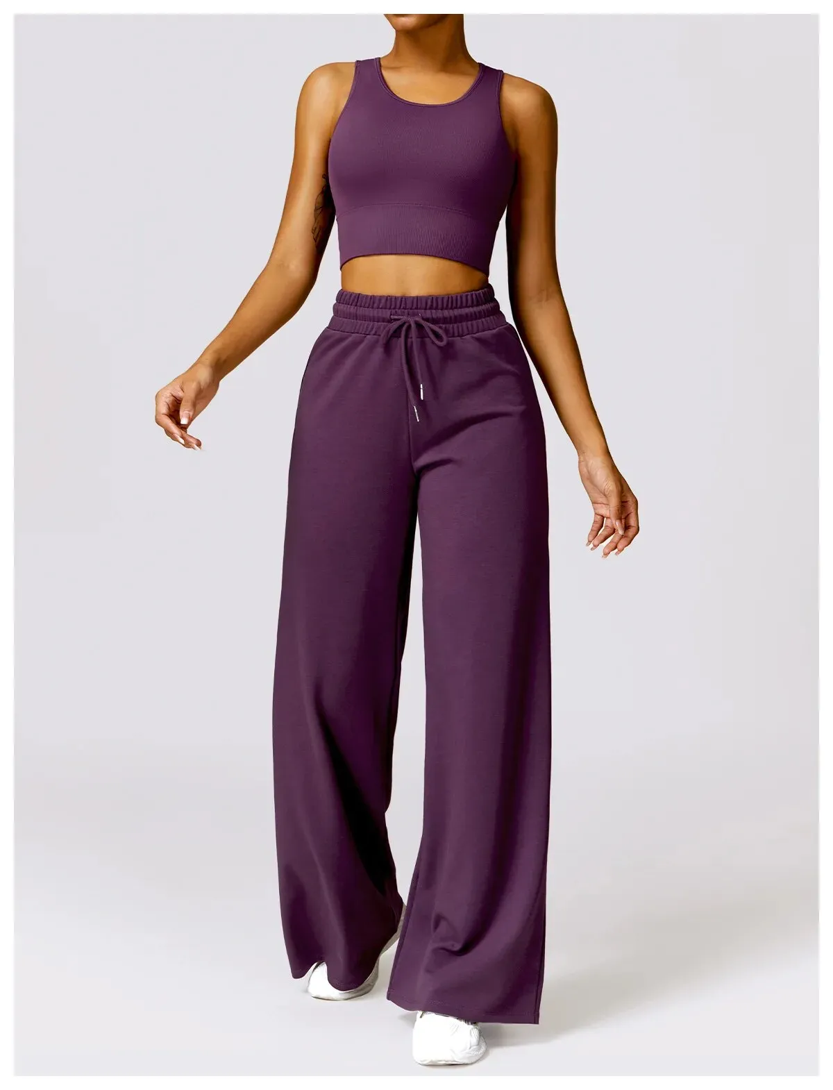 Bella Flared Cotton Trousers