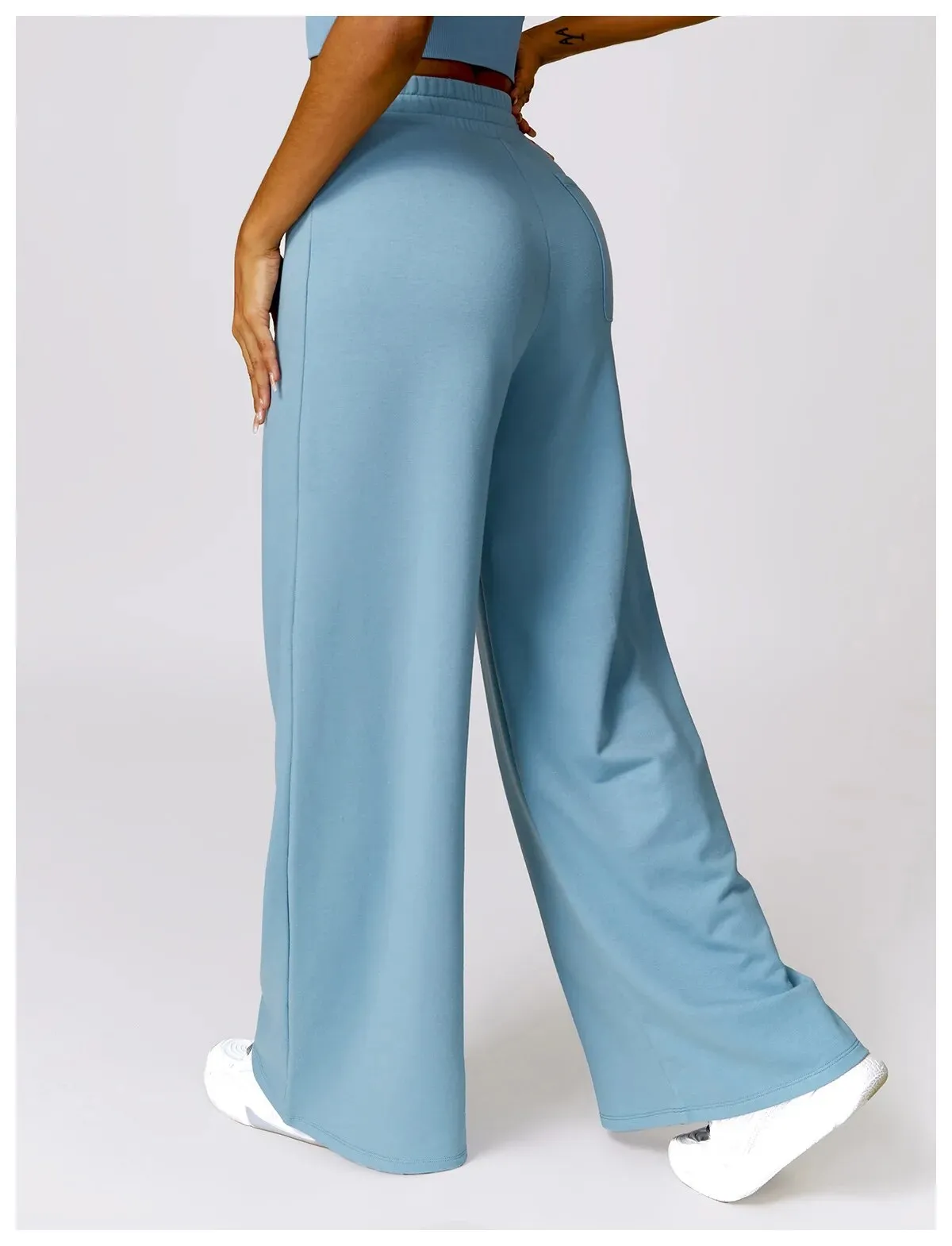 Bella Flared Cotton Trousers