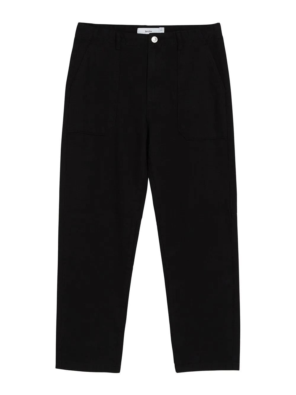 Bershka loose trousers, black