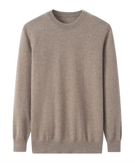 Boyfriend Pure Cashmere Crew Oatmeal