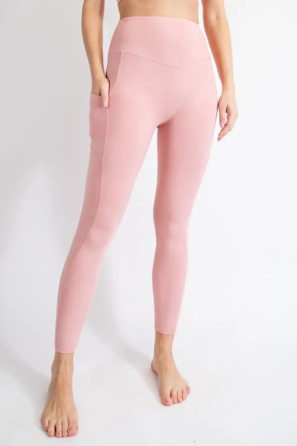 BUTTER SOFT U CROTCH SEAMLESS FULL LENGTH HIGH WAIST POCKETS LEGGINGS