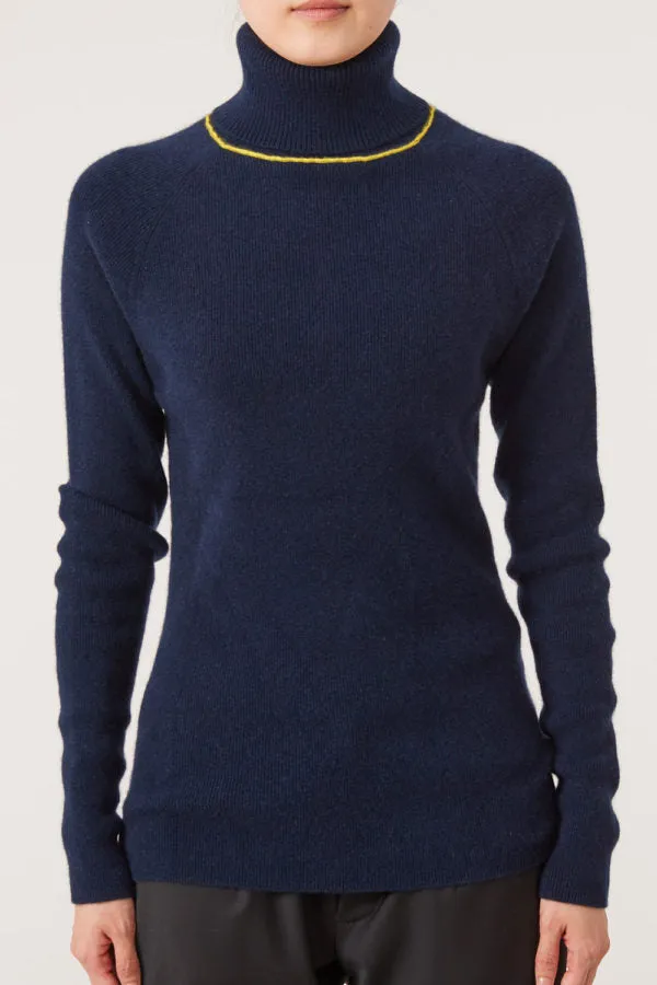 CANACO | Turtle Neck Cashmere Knit Tops