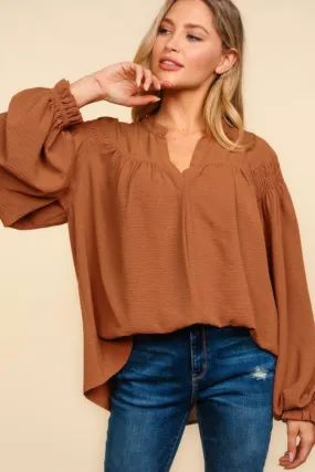 Caramel Apples Relaxed Blouse