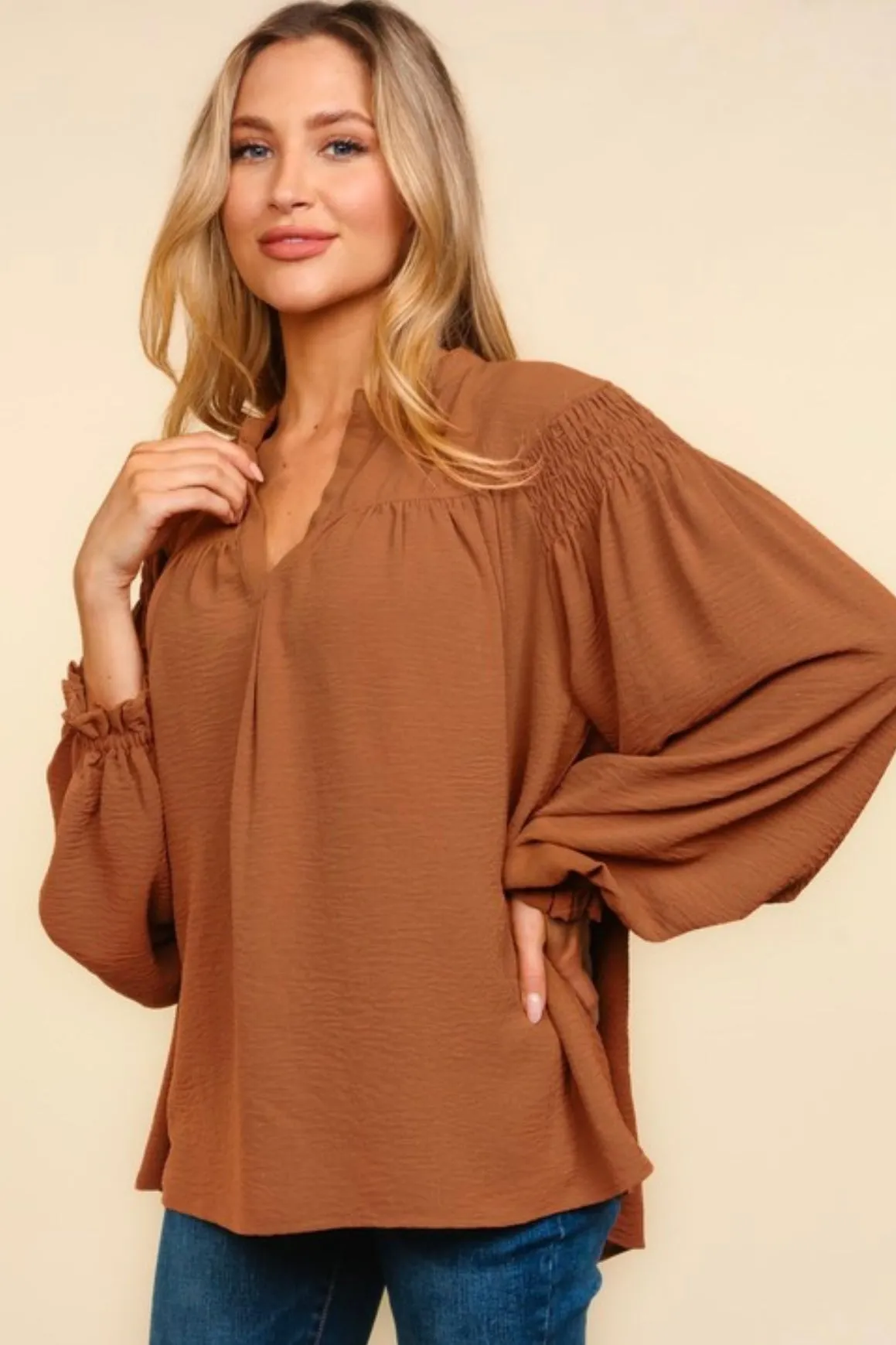 Caramel Apples Relaxed Blouse