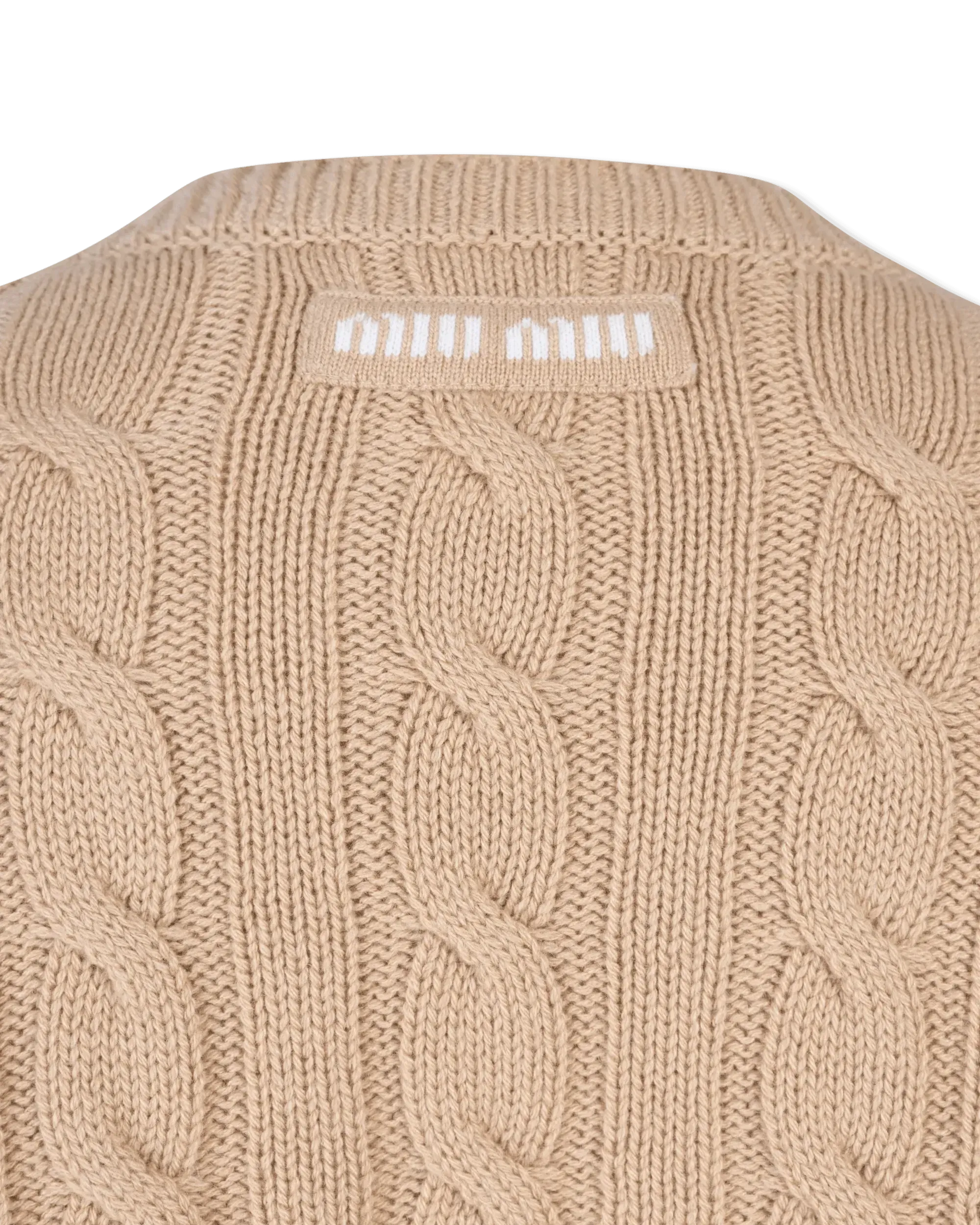 Cashmere Trecce Cropped Sweater