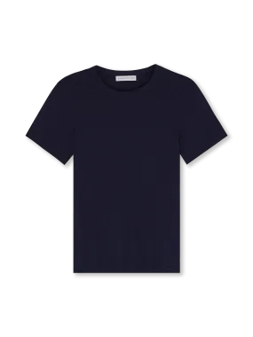 Crewneck T-shirt | navy