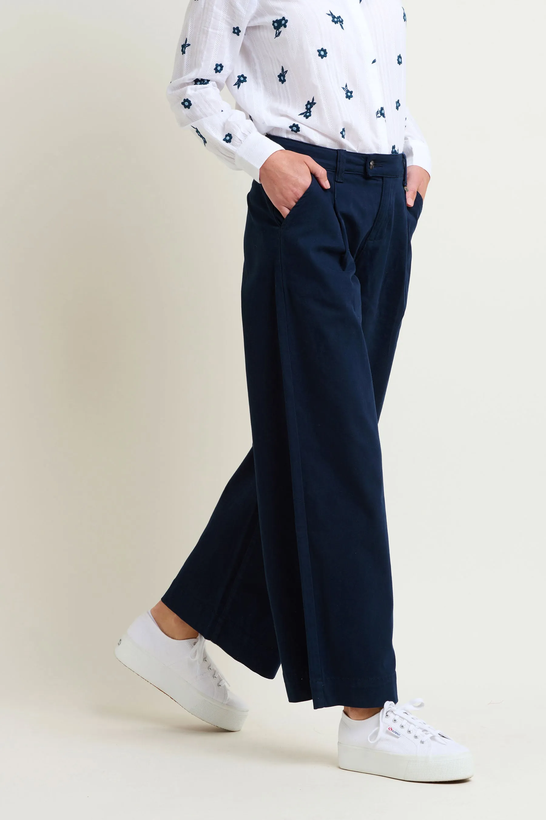 Double Pleat Front Trousers