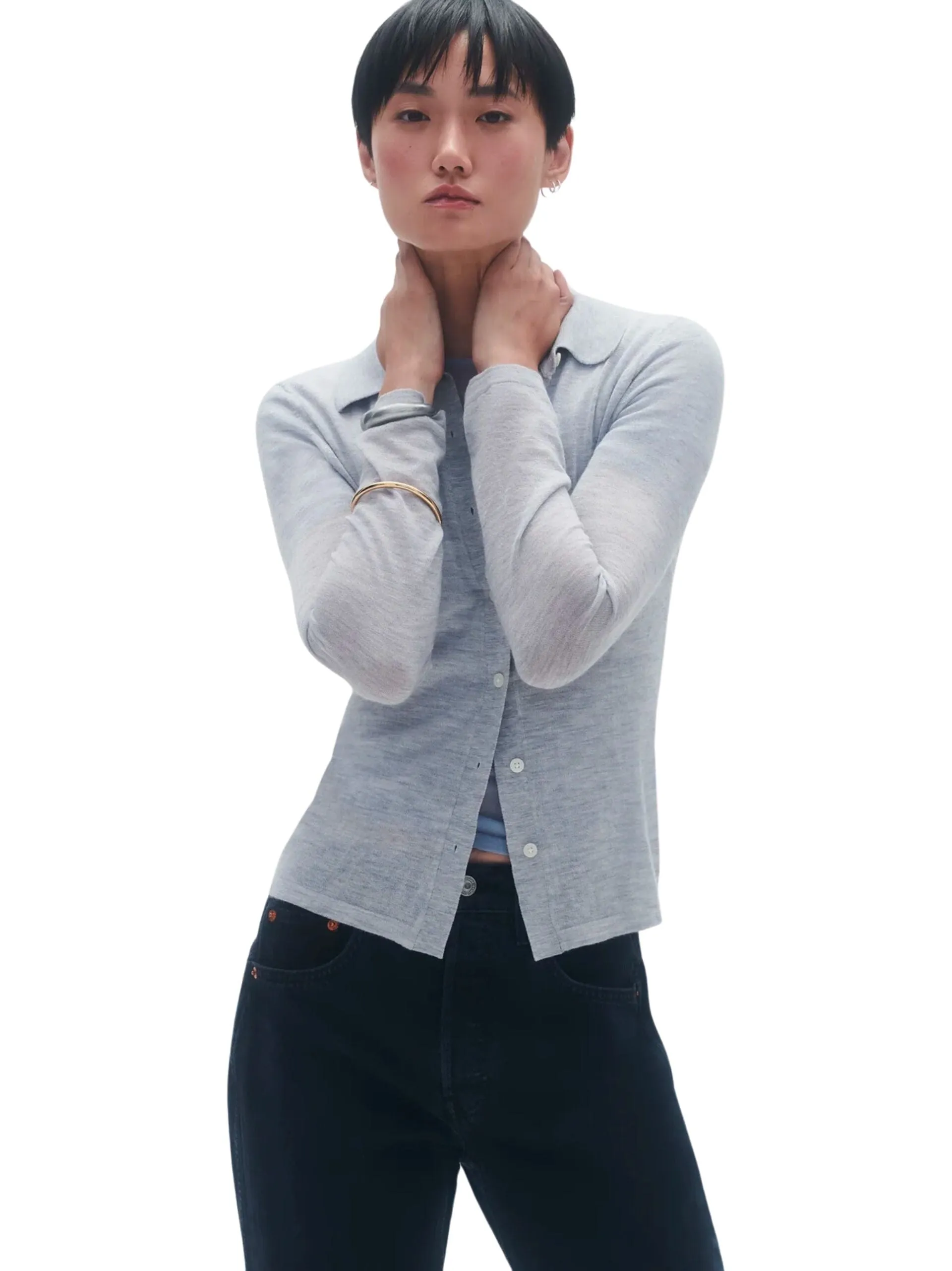 Elle Shirt In Cashmere / Stone