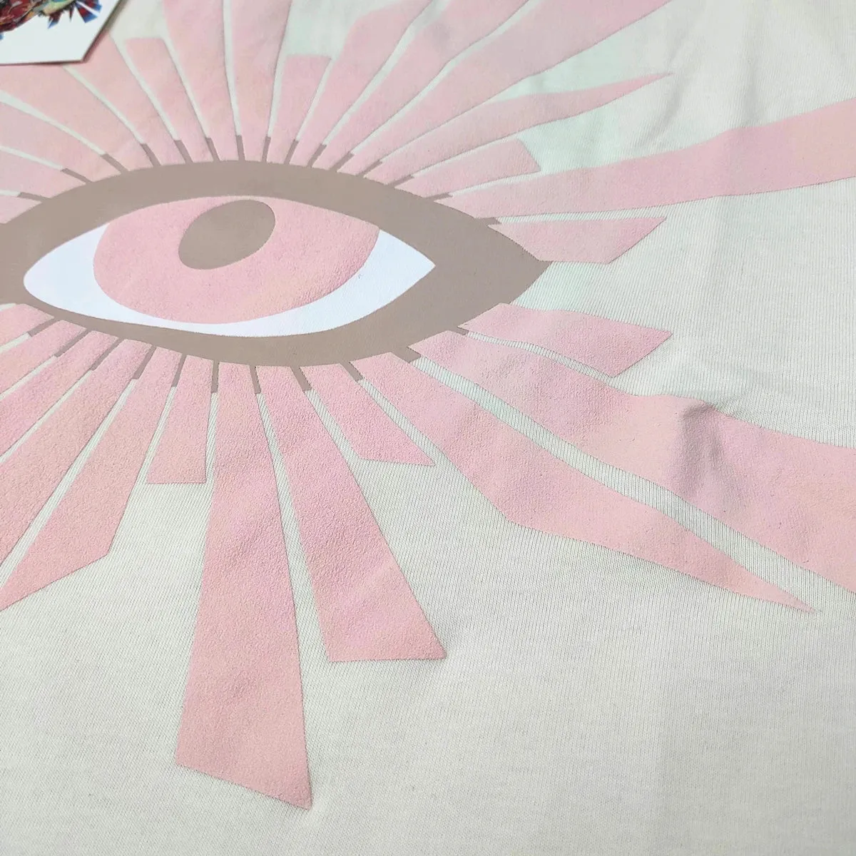 EYE heavy weight tees Luxury Foam Print Tee 100% Cotton Oversized t-shirt