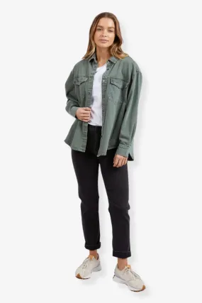 Foxwood - Daisy Overshirt - Sage Green