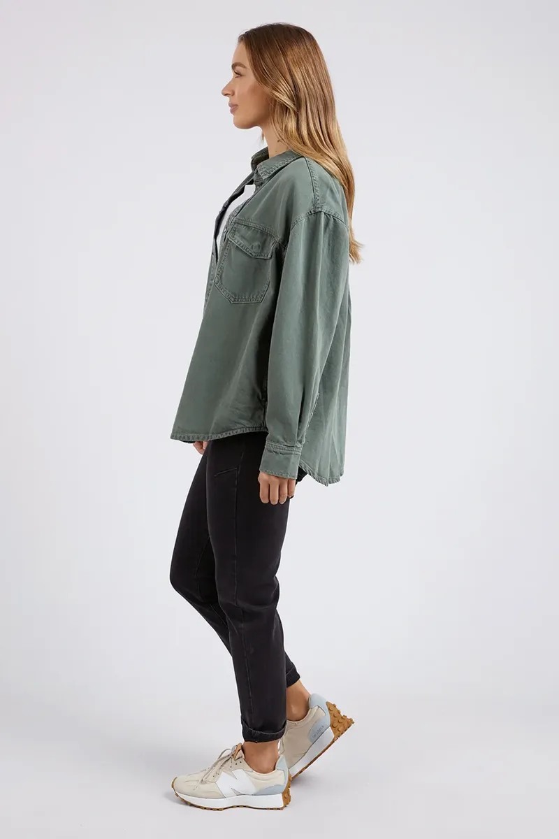 Foxwood - Daisy Overshirt - Sage Green