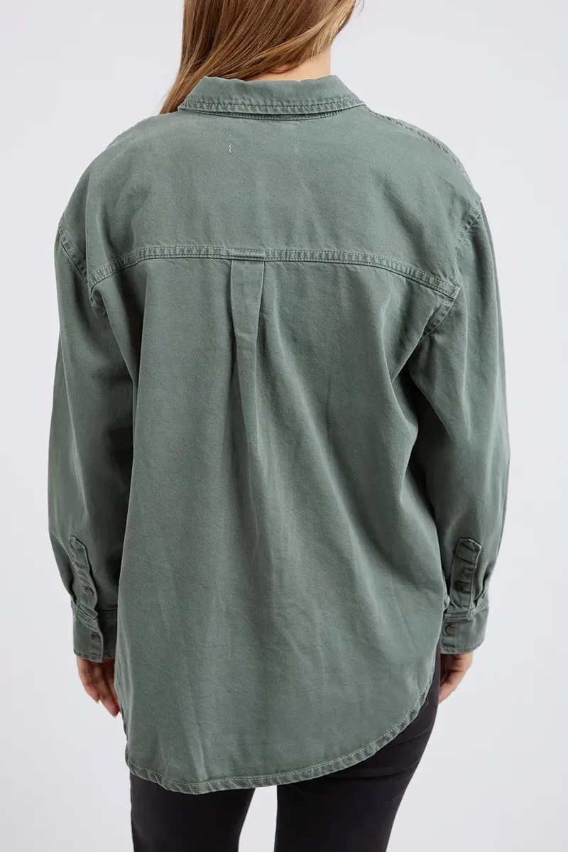 Foxwood - Daisy Overshirt - Sage Green