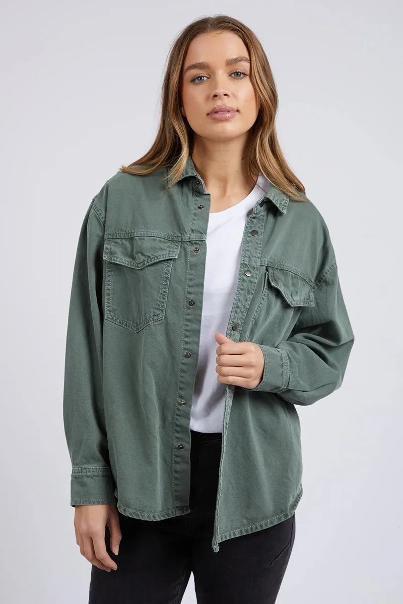 Foxwood - Daisy Overshirt - Sage Green