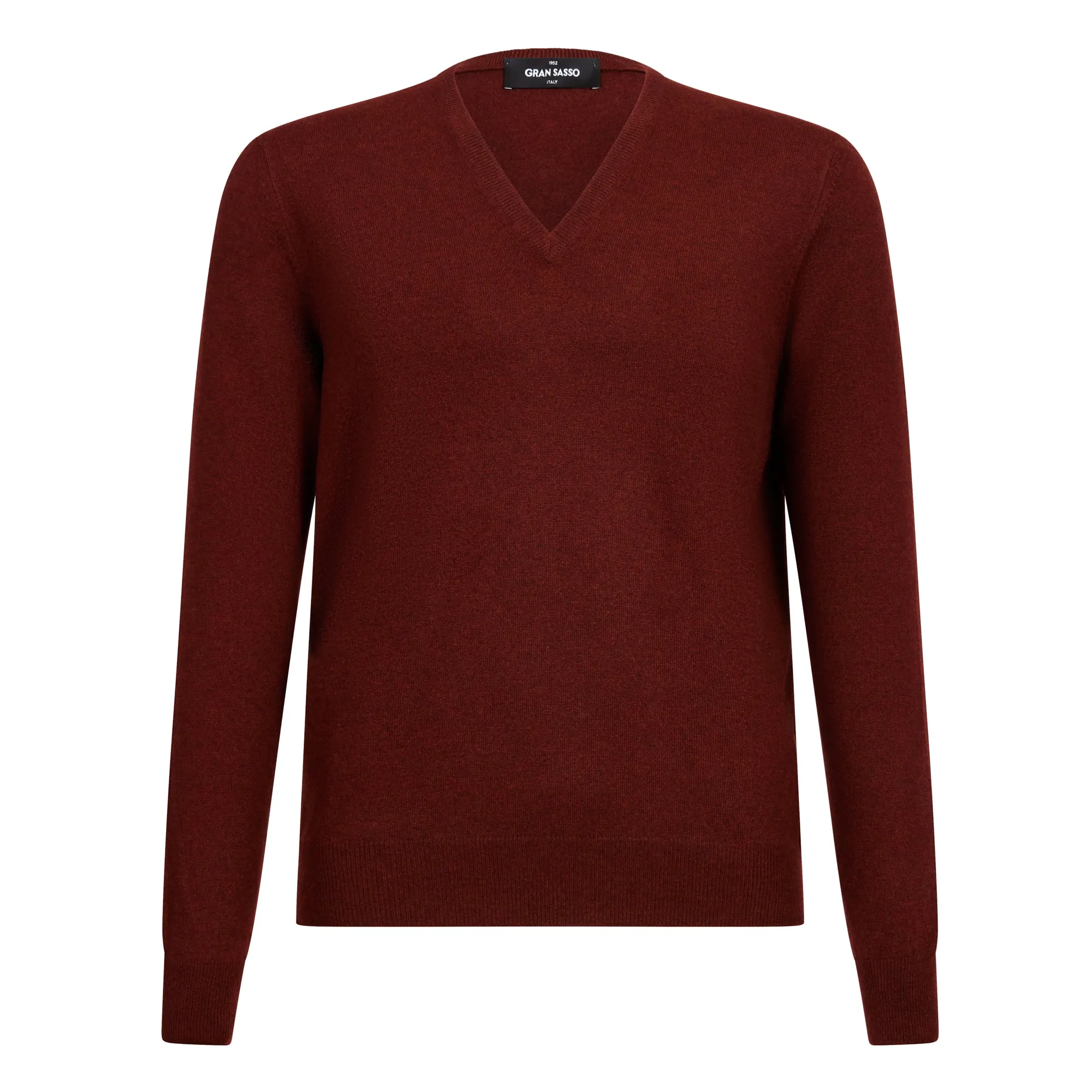 GRAN SASSO Cashmere V Neck Knit MAROON