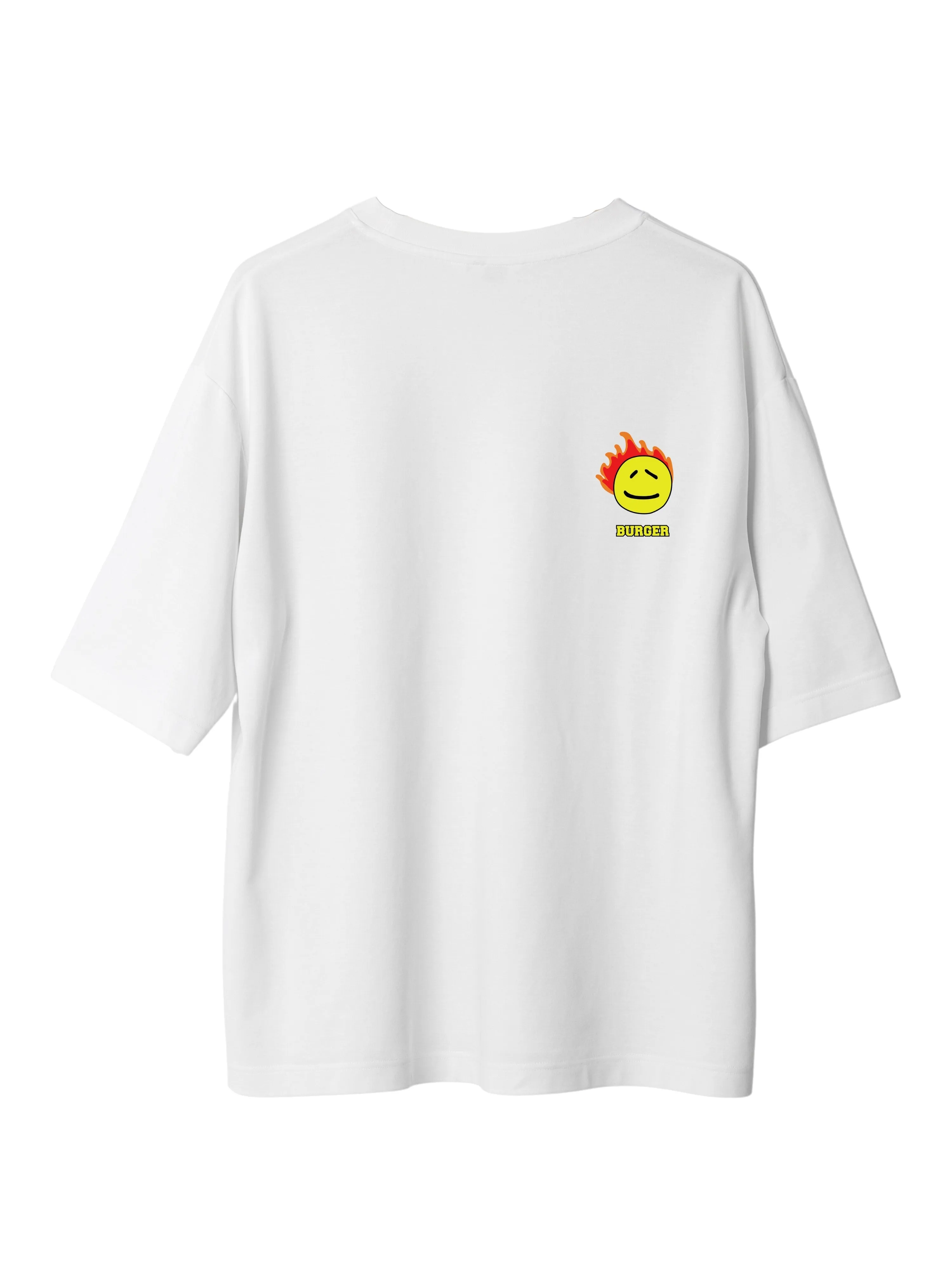 I Am Fine: Burger Bae Oversized  Tee For Men and Women