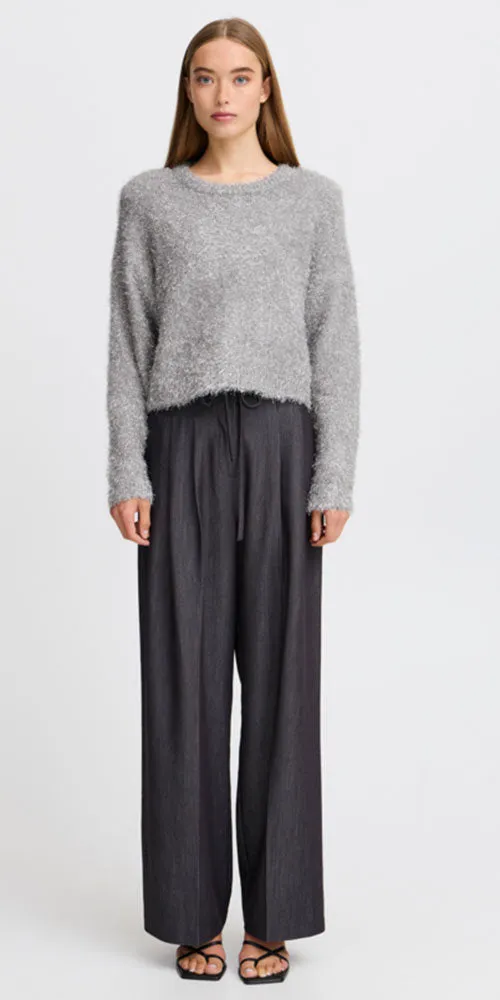 Ichi Charcoal Trousers