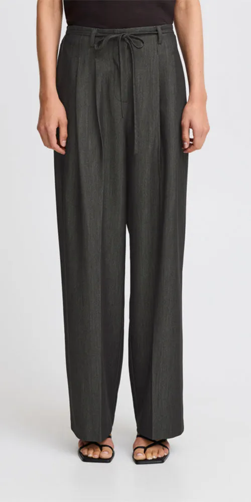 Ichi Charcoal Trousers