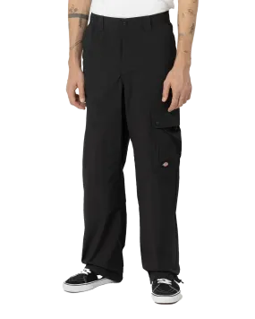 Jackson Cargo Trousers in Black