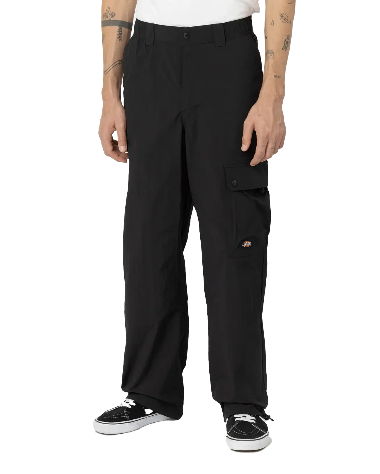 Jackson Cargo Trousers in Black