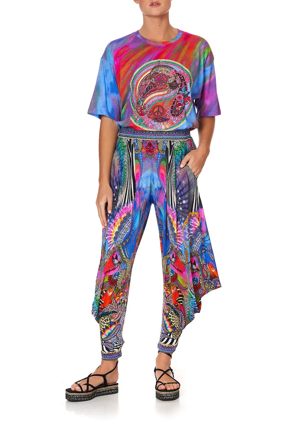 JERSEY DRAPE PANT WITH POCKET PSYCHEDELICA