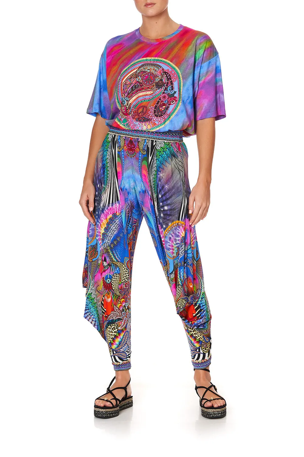 JERSEY DRAPE PANT WITH POCKET PSYCHEDELICA