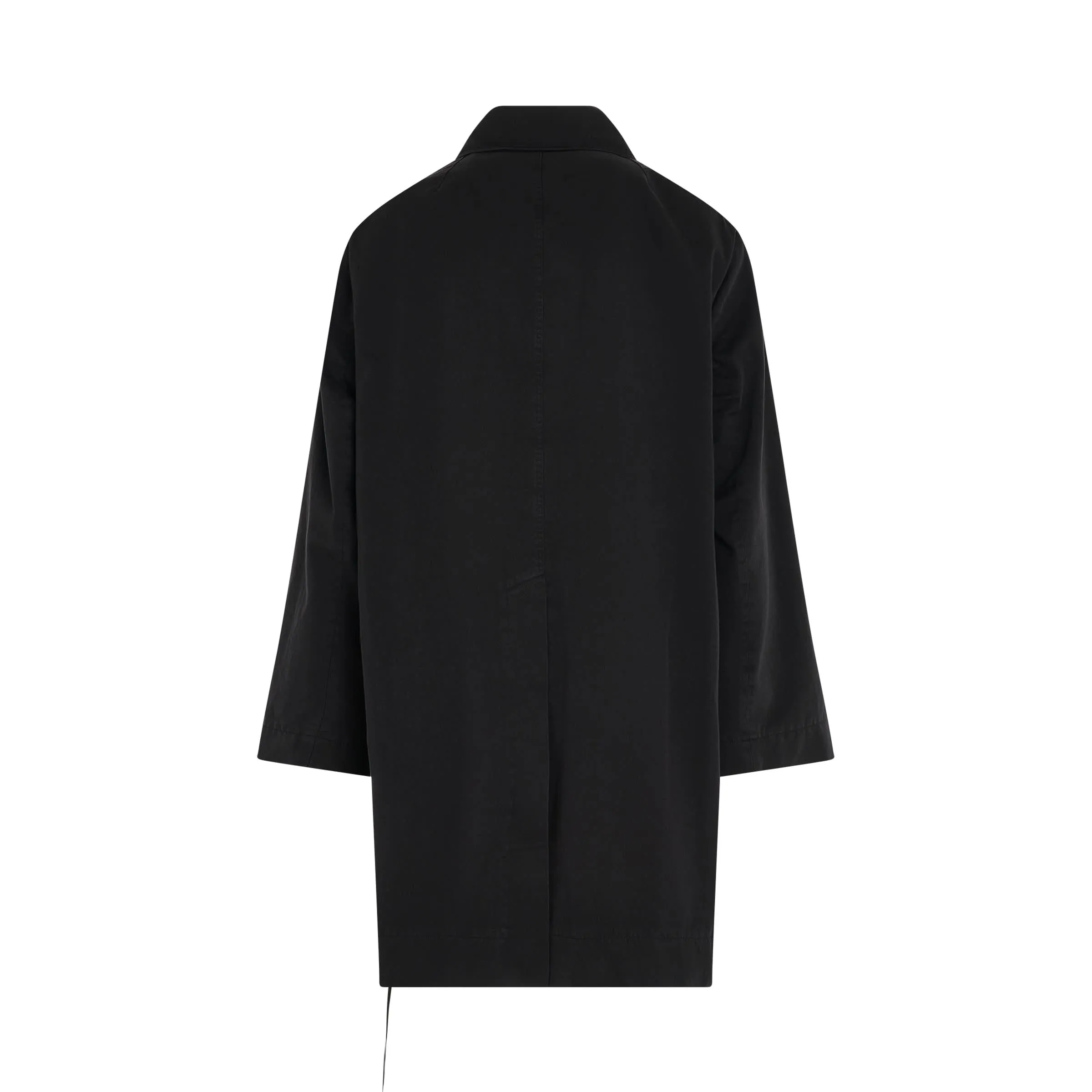 Jumbo Mac Coat in Black