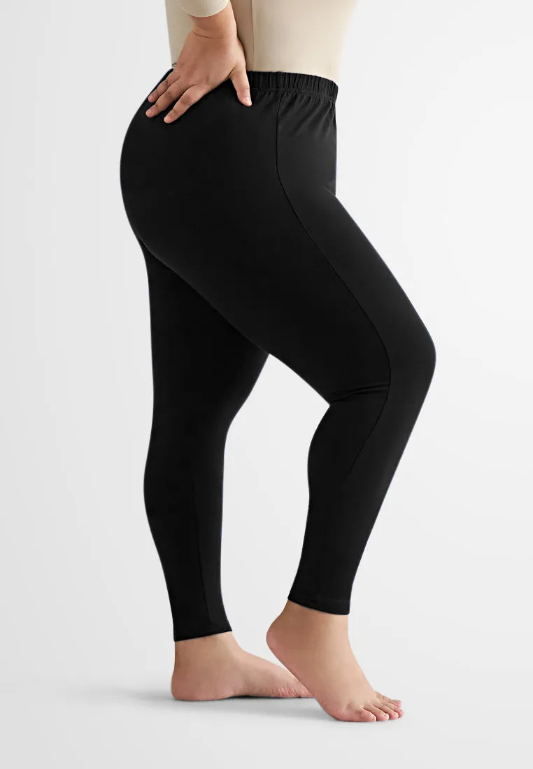 Junnie OUTSTANDINGLY SOFT Basic Leggings - Black