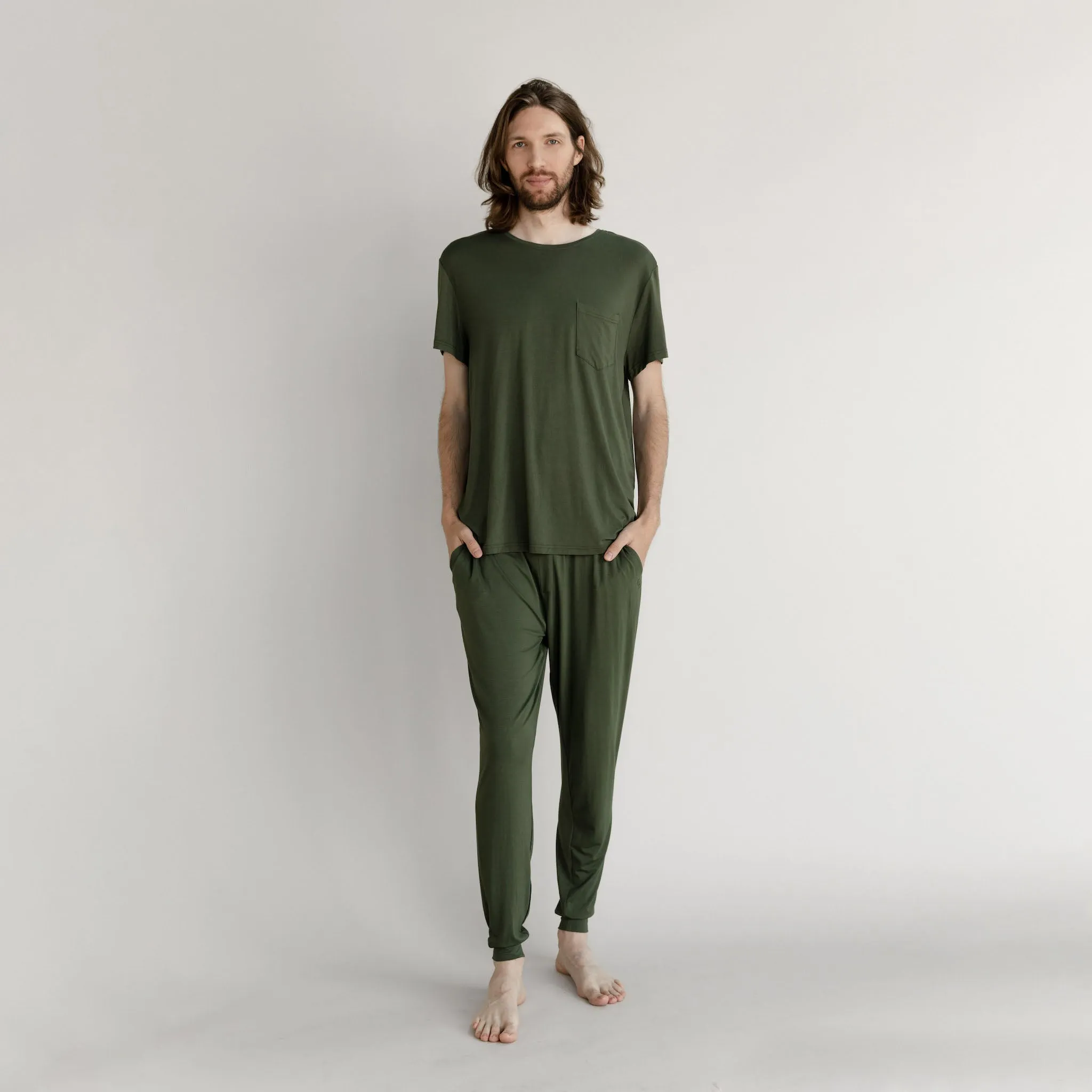 Men's Stretch Knit Bamboo Pajama Jogger