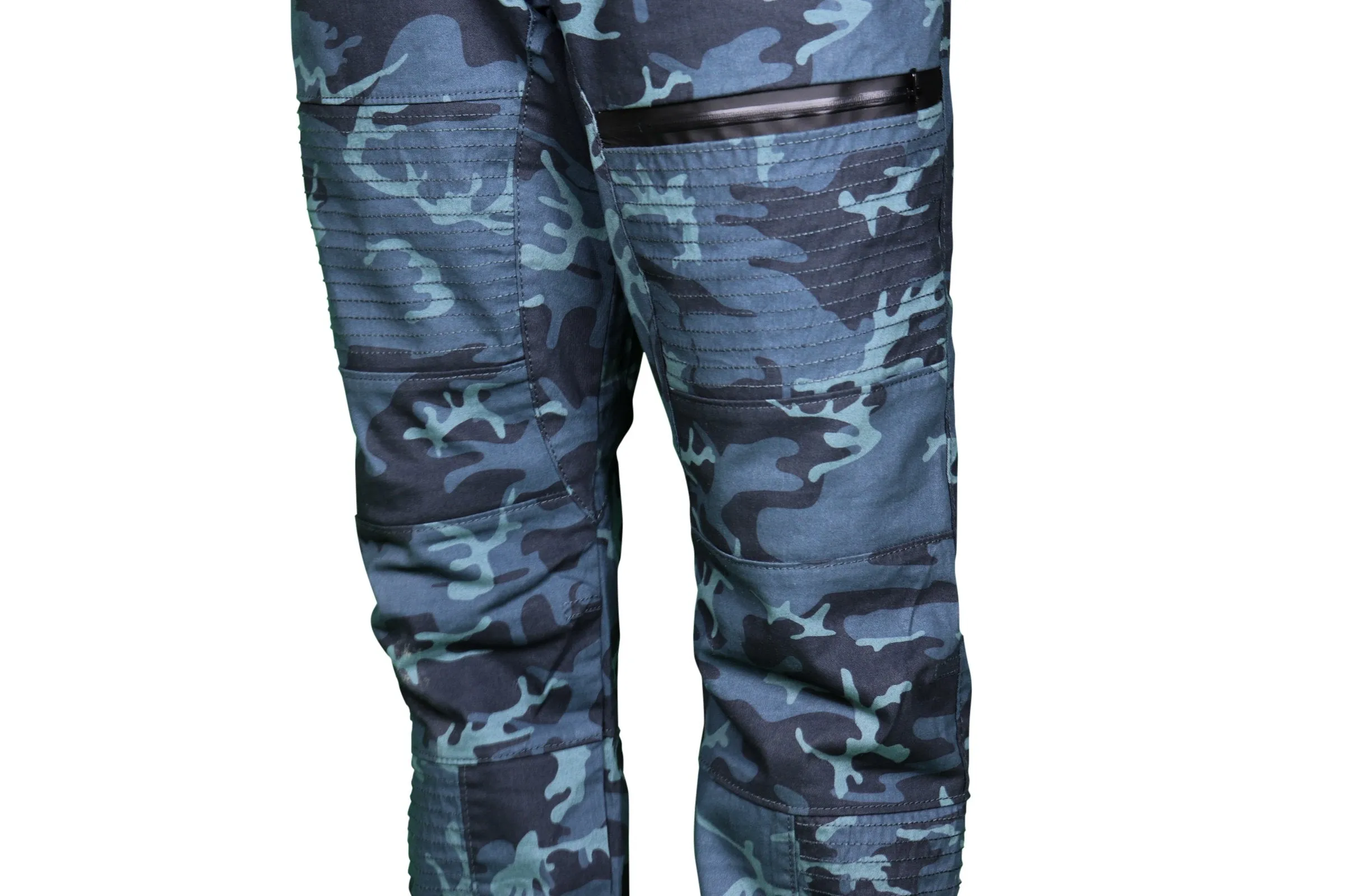 Men’s Stretch Navy Camo Joggers Pants