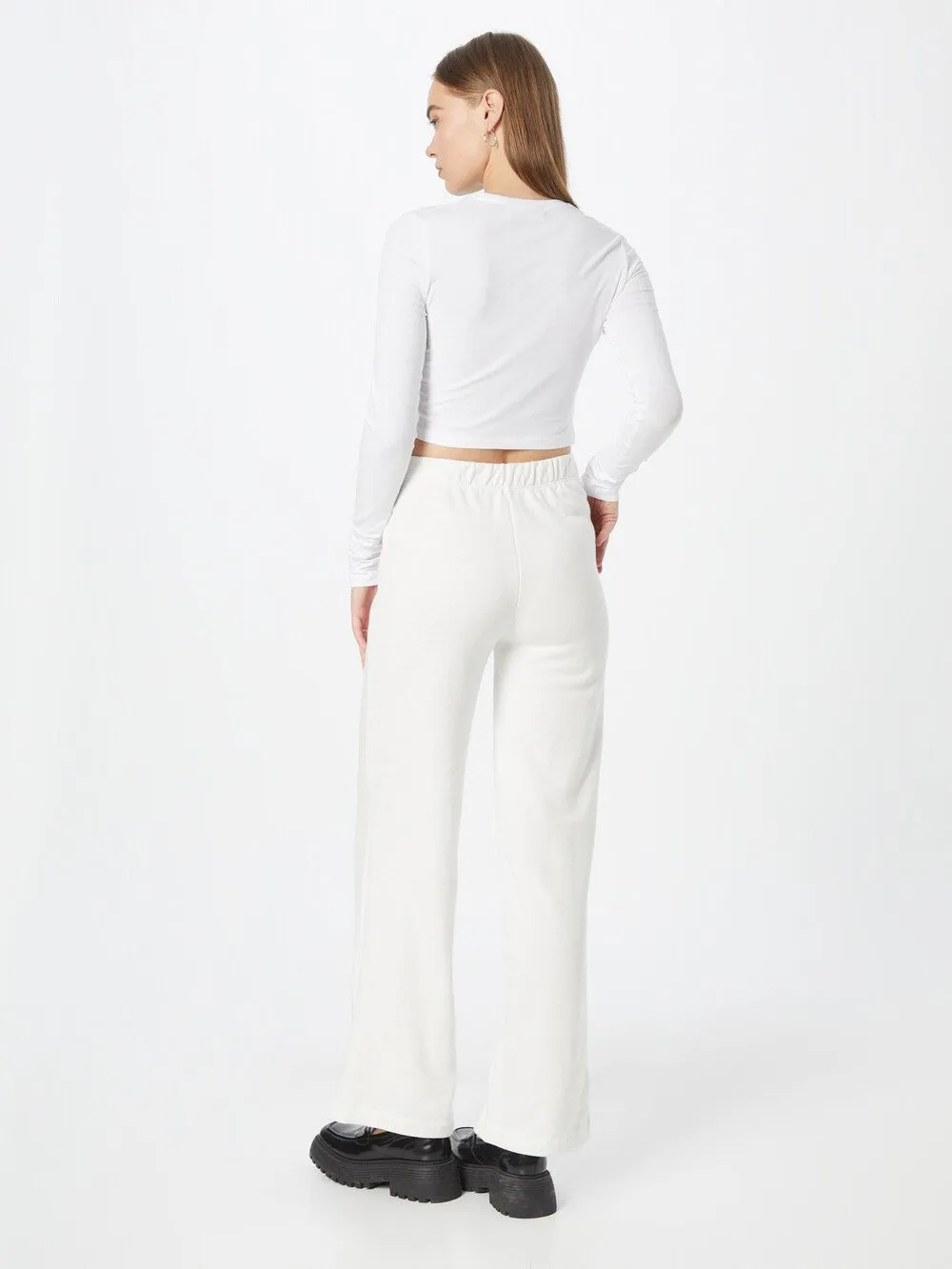 Nasty Gal loose trousers, cream