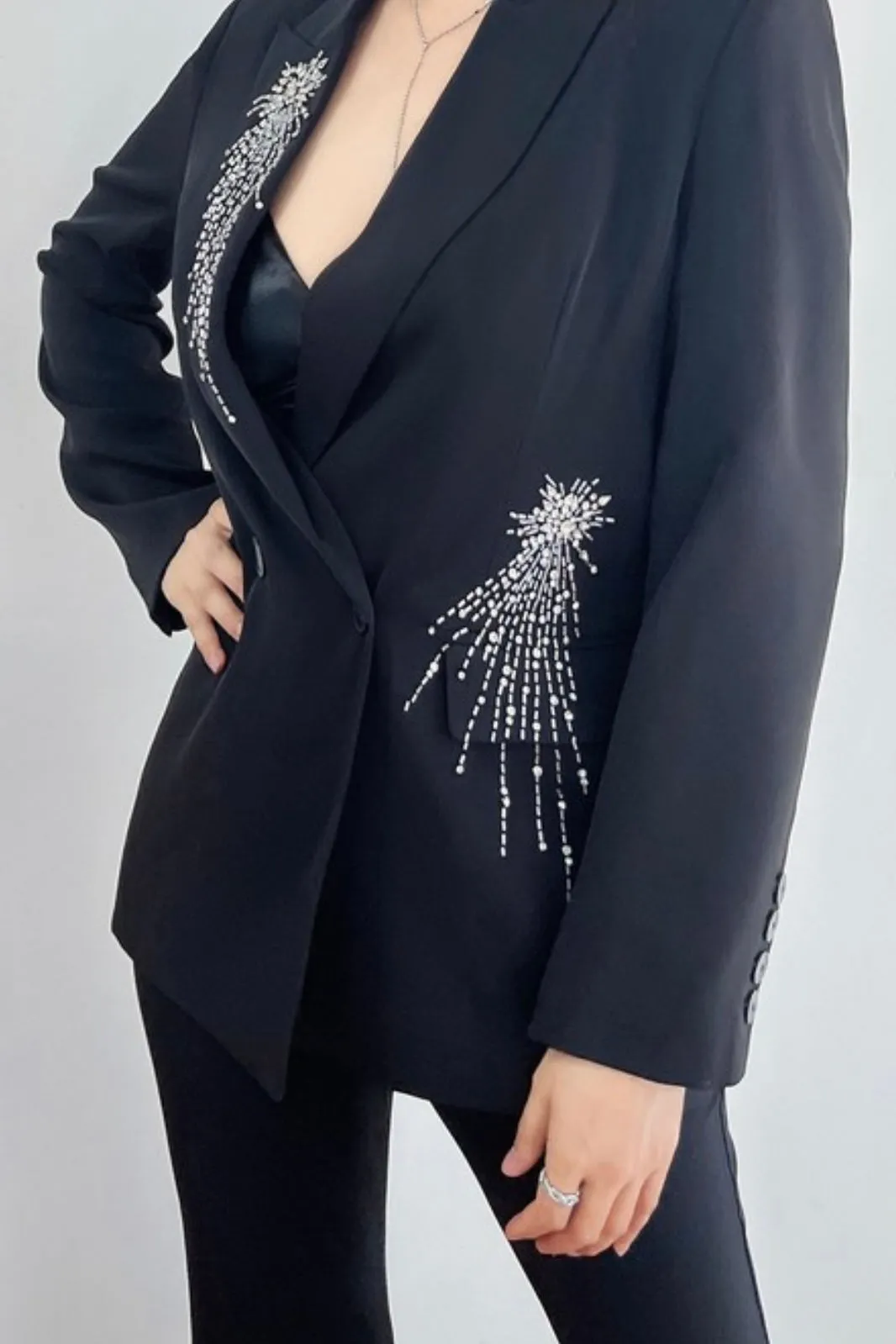 NEW!! The “Lady Di” Embellished Blazer