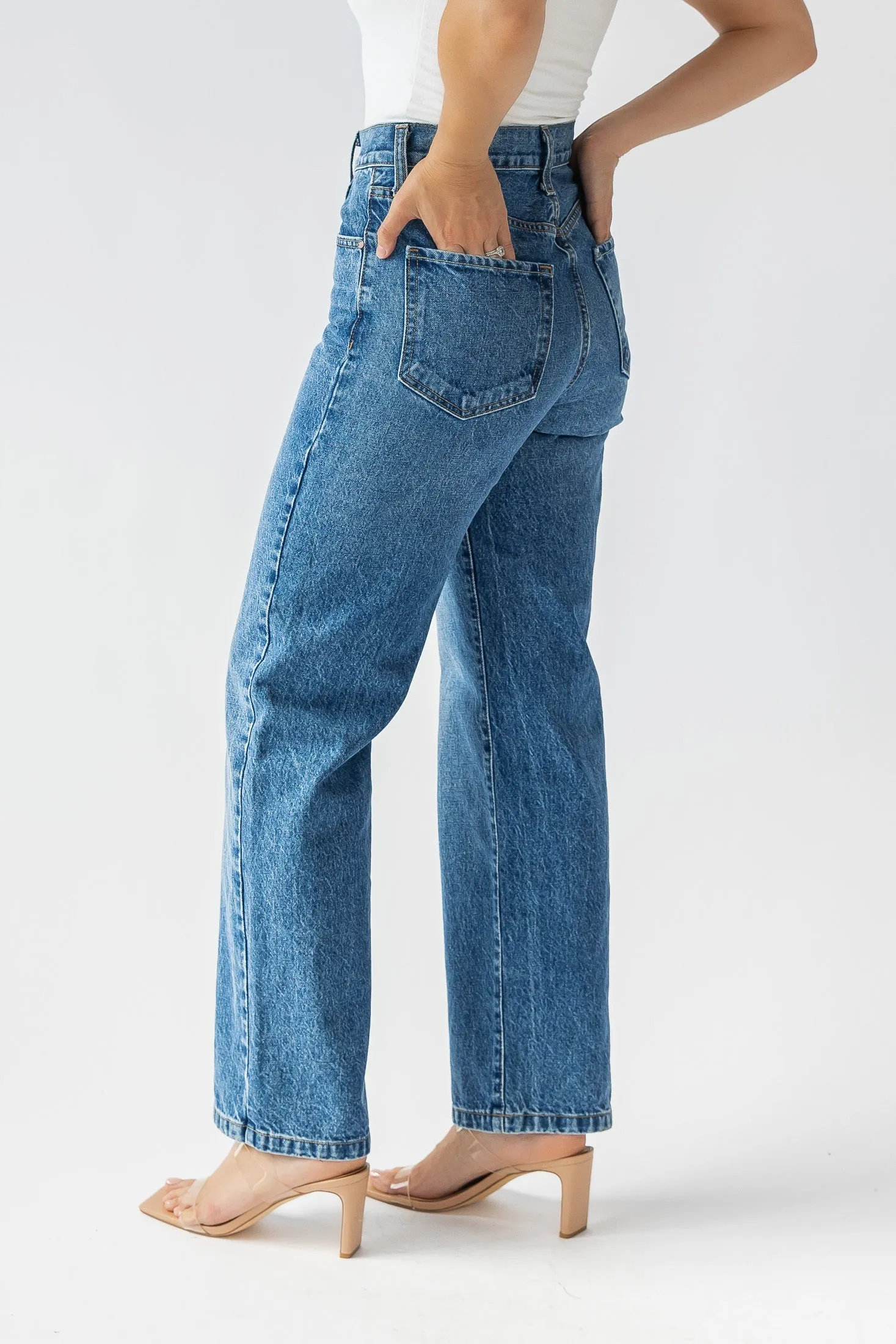 Otto Dark Wash Straight Jeans - Final Sale