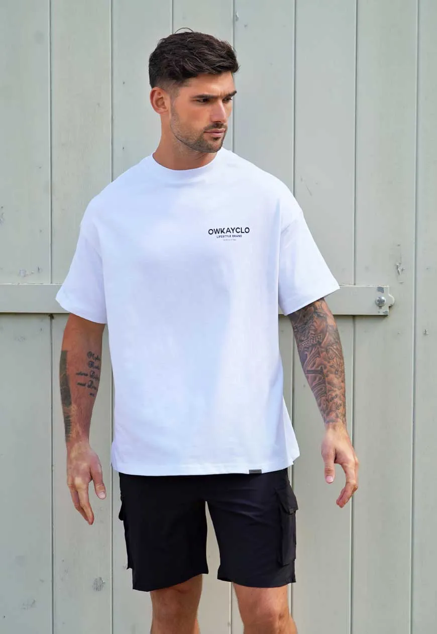 OVERSIZED T-SHIRT BRAND - WHITE