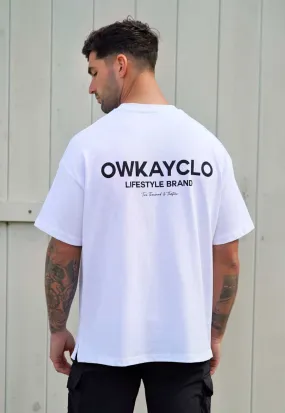 OVERSIZED T-SHIRT BRAND - WHITE