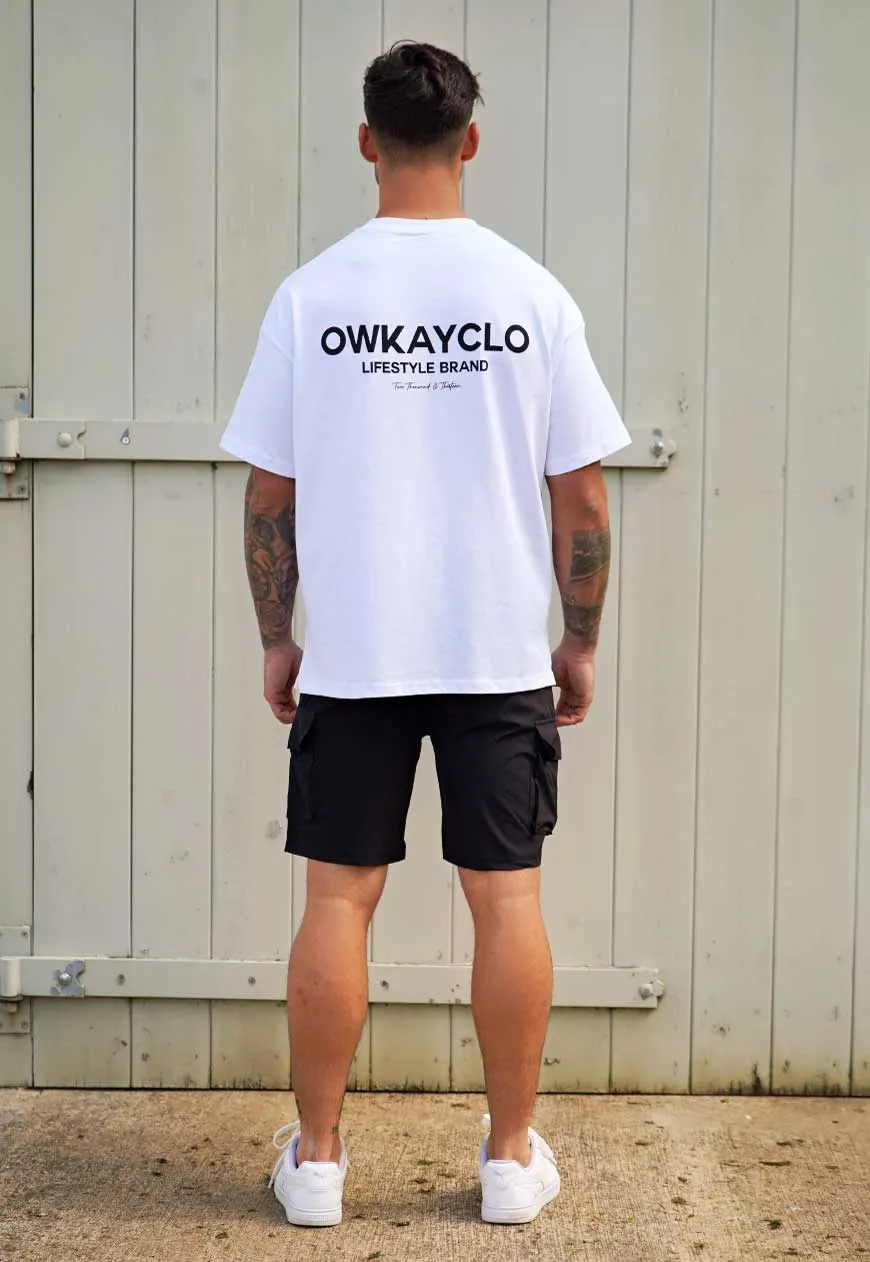 OVERSIZED T-SHIRT BRAND - WHITE