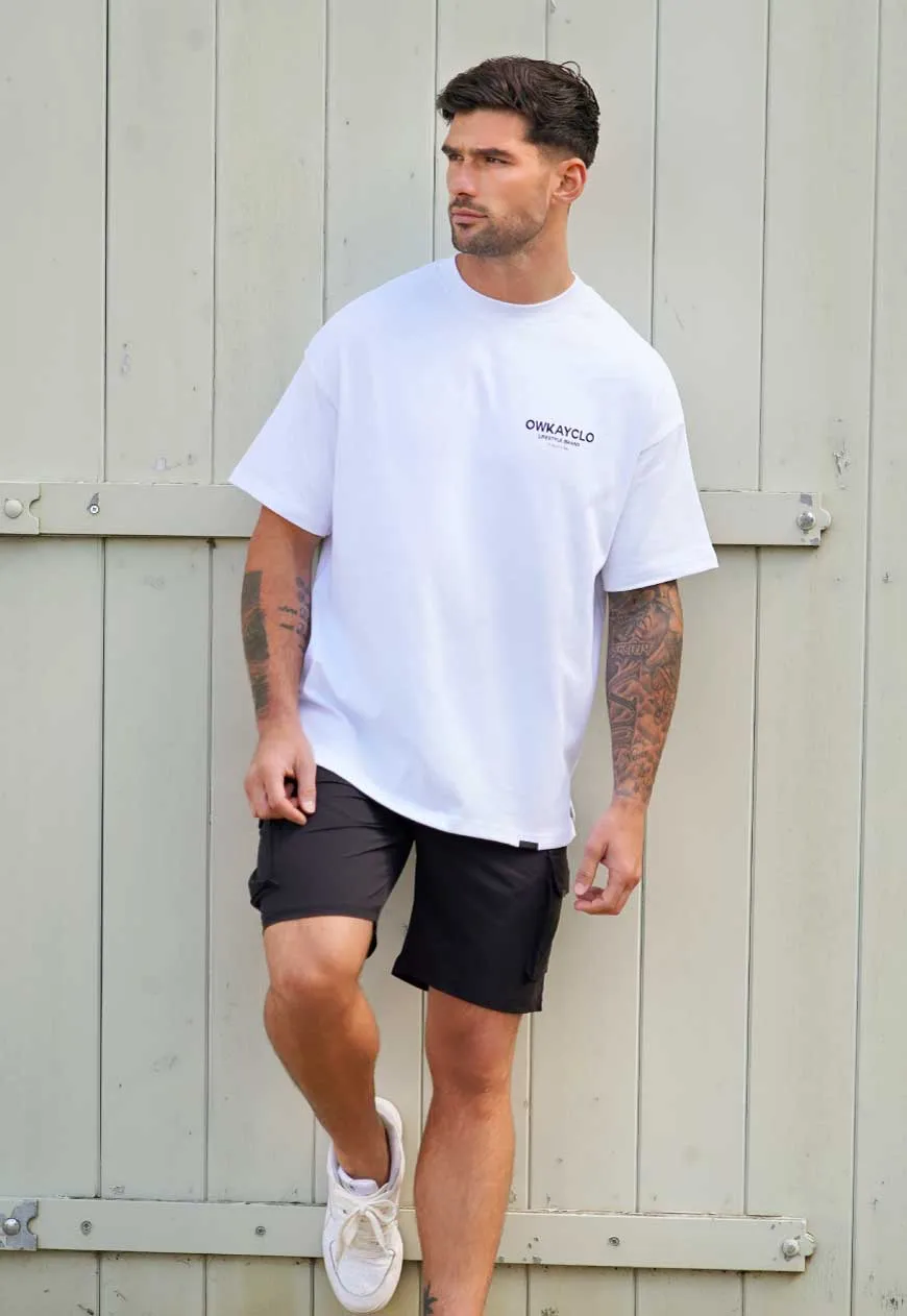 OVERSIZED T-SHIRT BRAND - WHITE