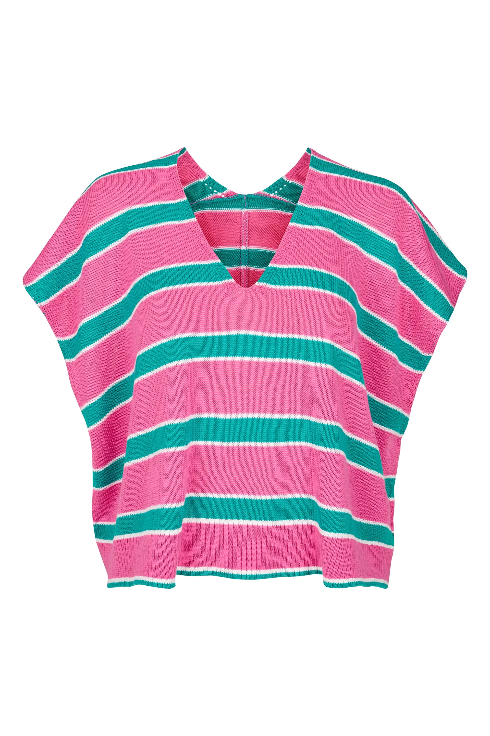 Pink and Green Stripe Tank