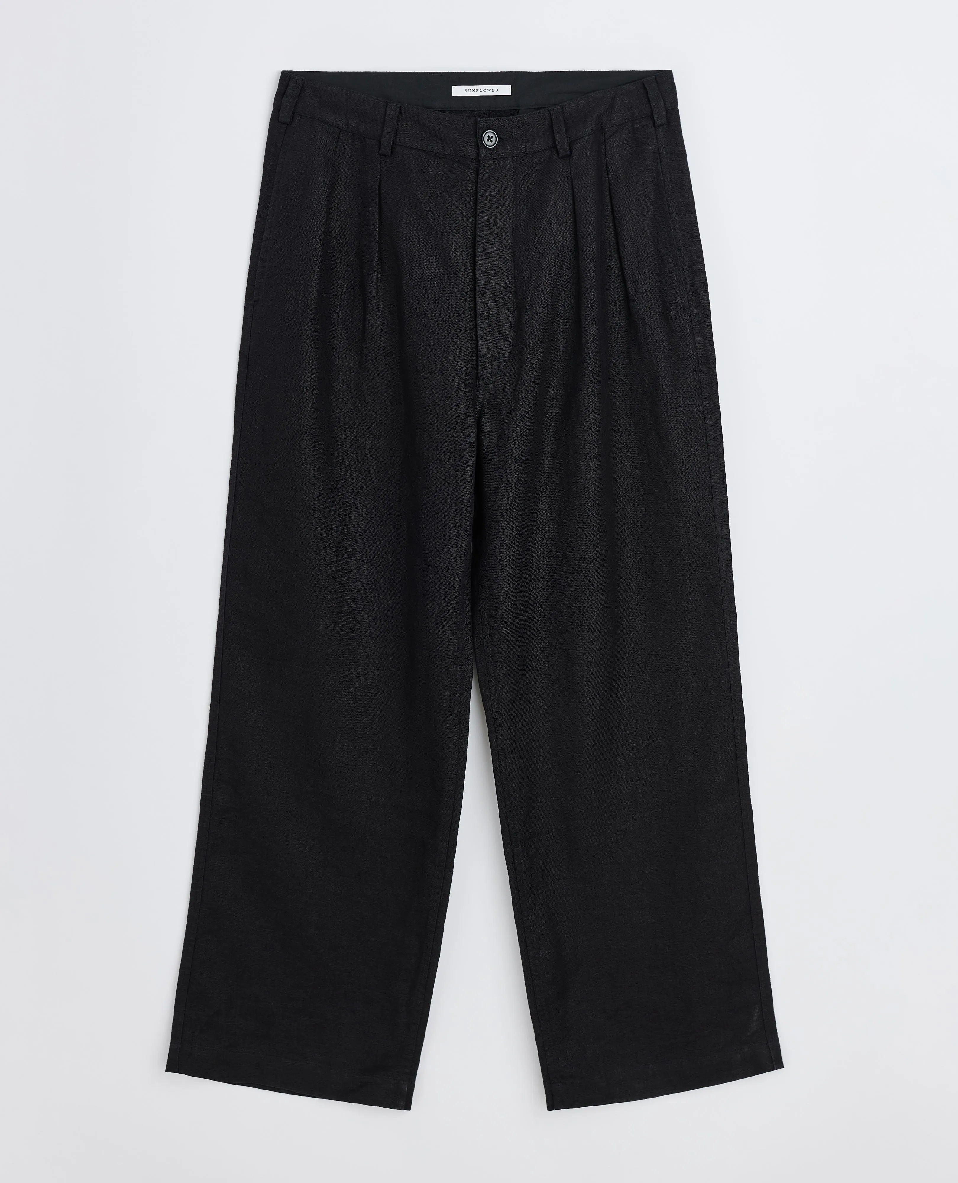 PLEATED LINEN PANT