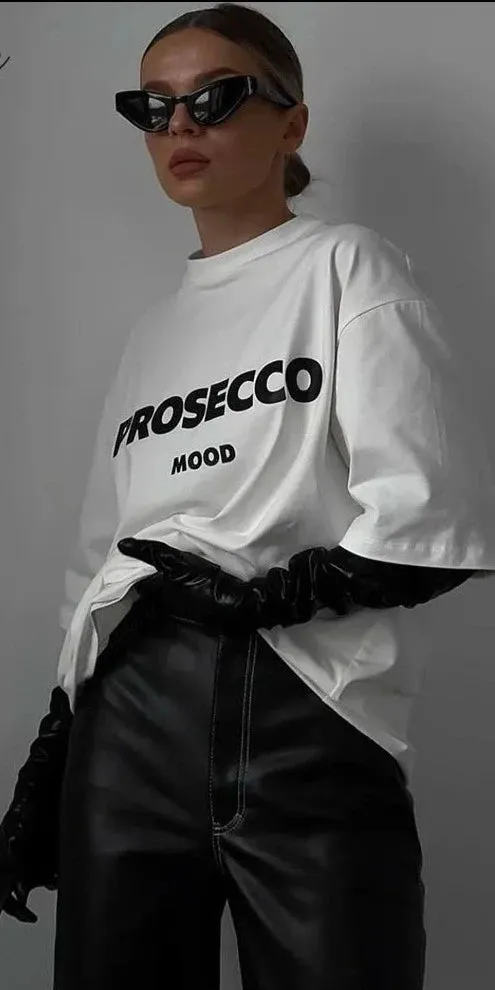 PROSECCO mood ladies oversized tee