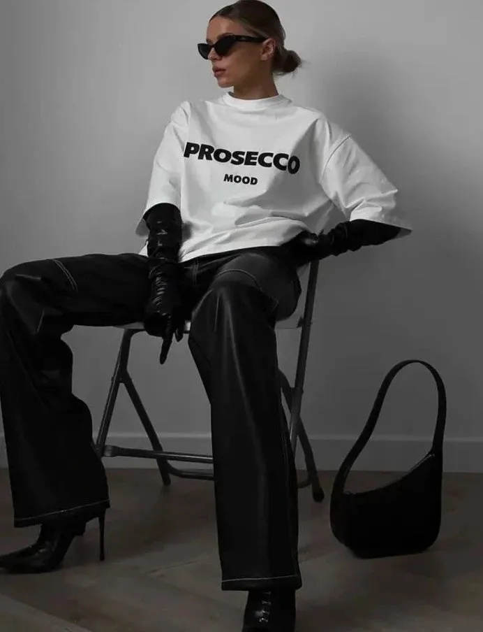 PROSECCO mood ladies oversized tee