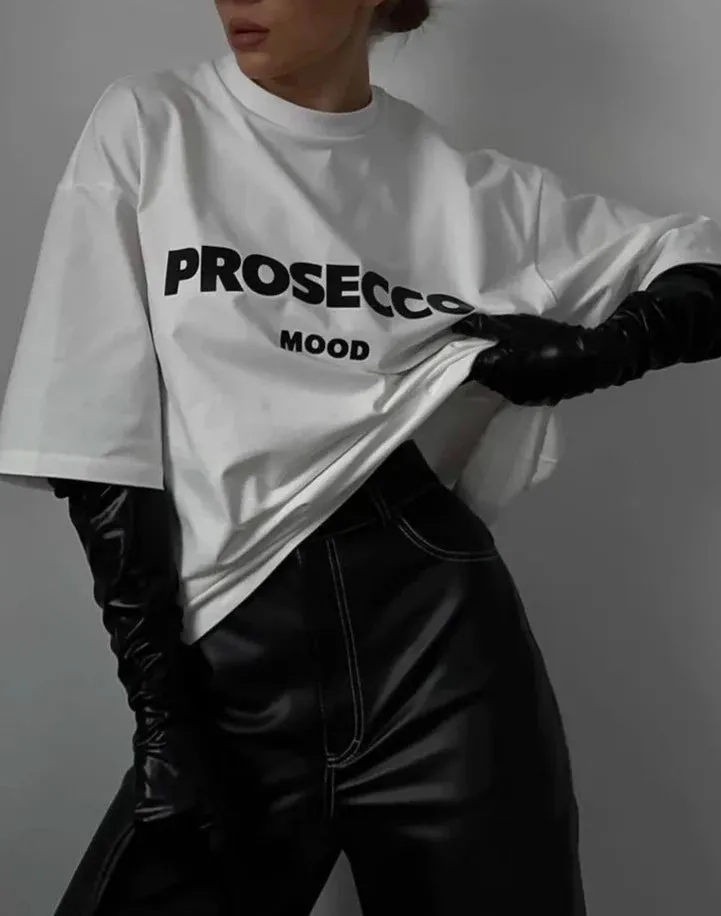 PROSECCO mood ladies oversized tee