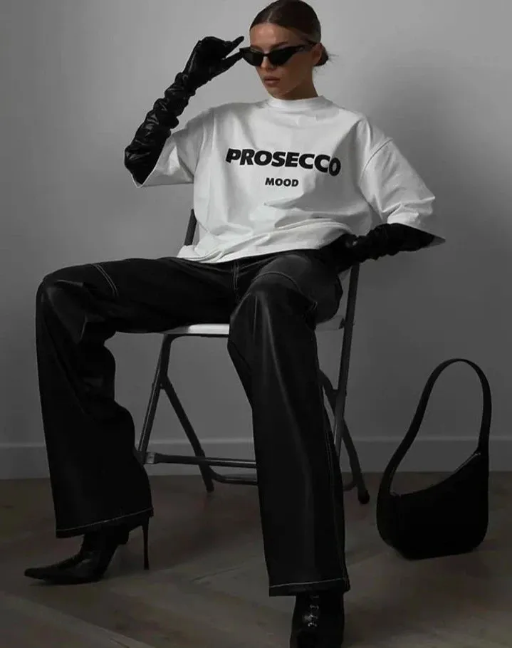 PROSECCO mood ladies oversized tee