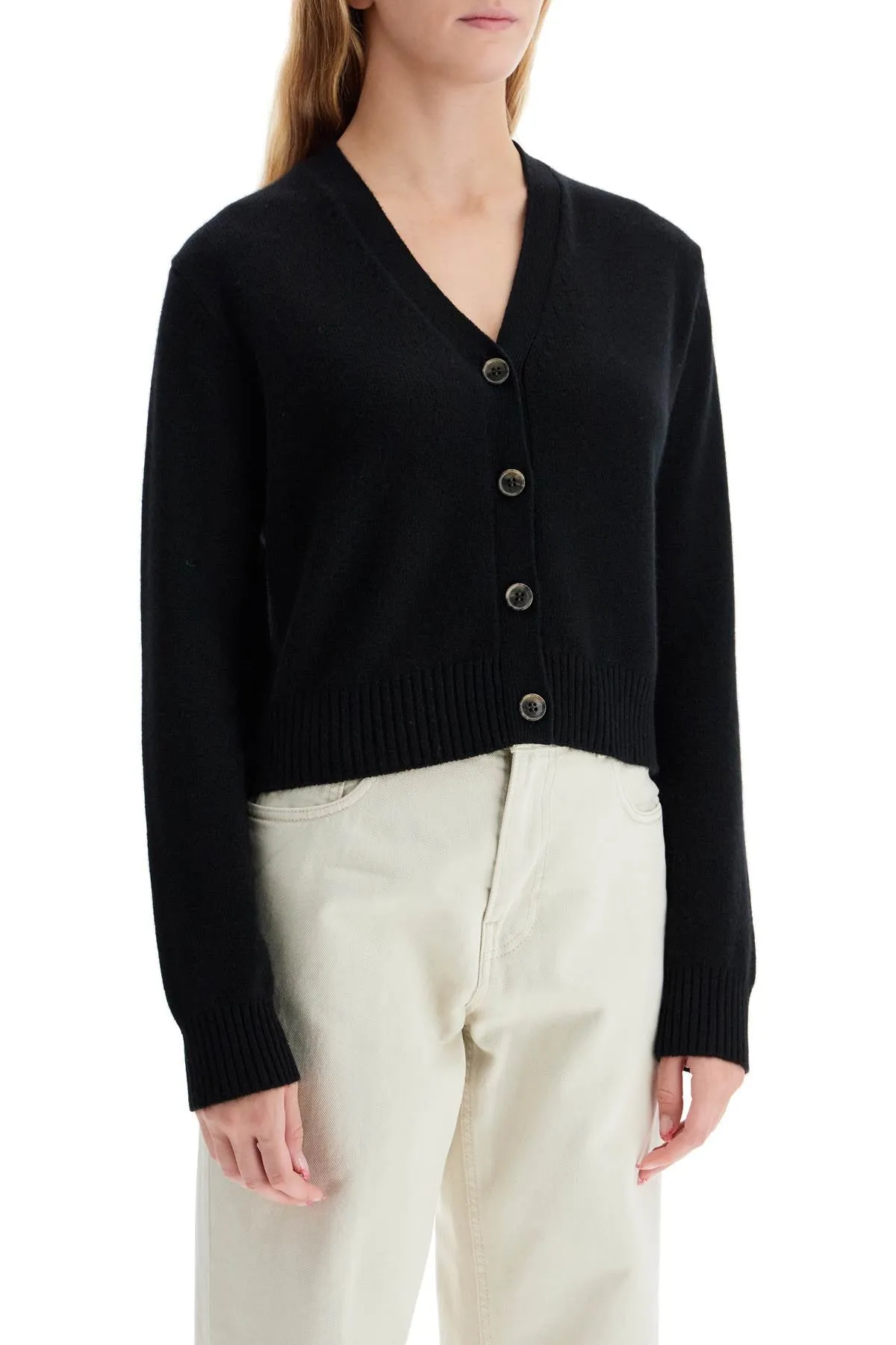 "cropped cashmere cardigan '