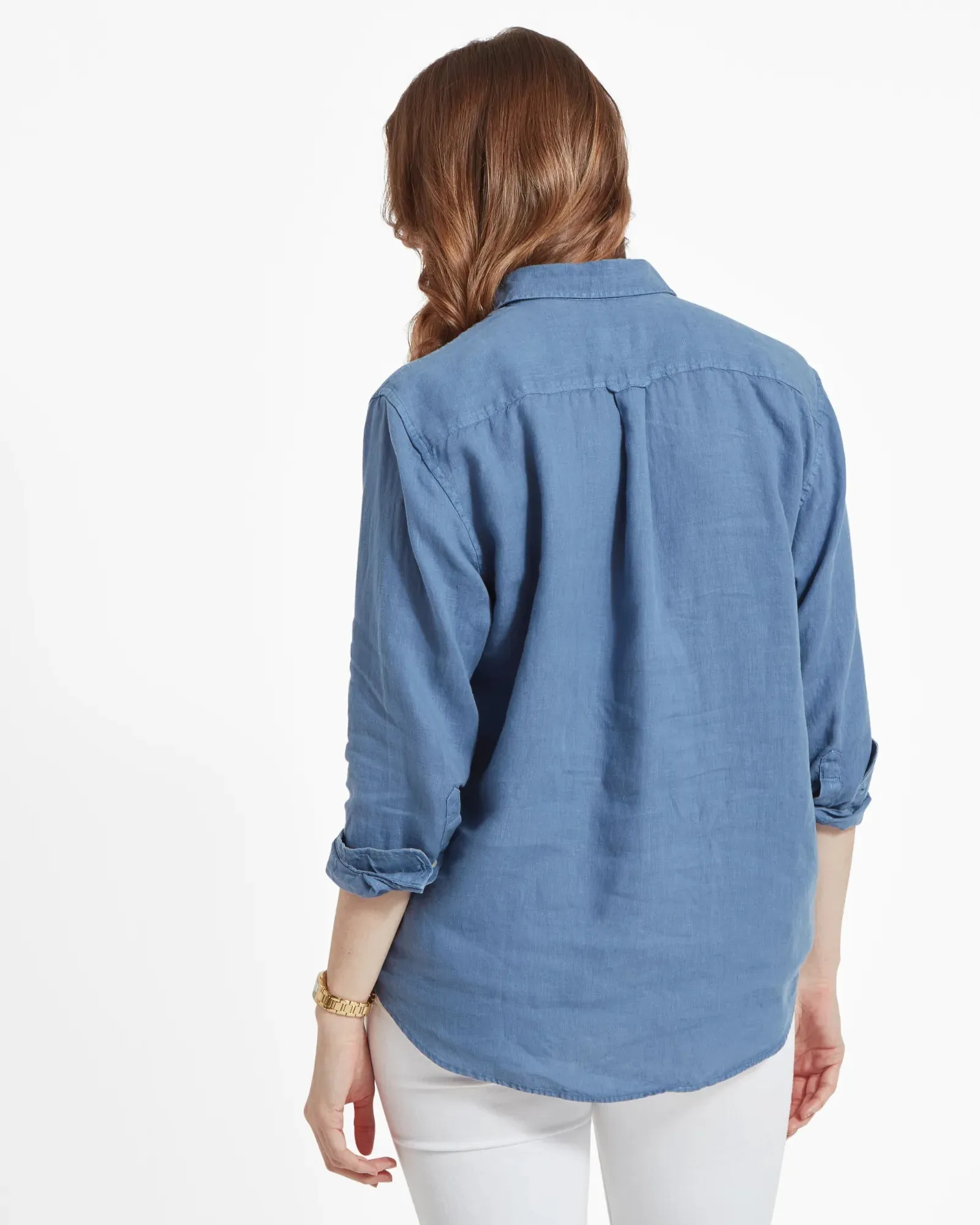 Salthouse Linen Shirt - French Navy